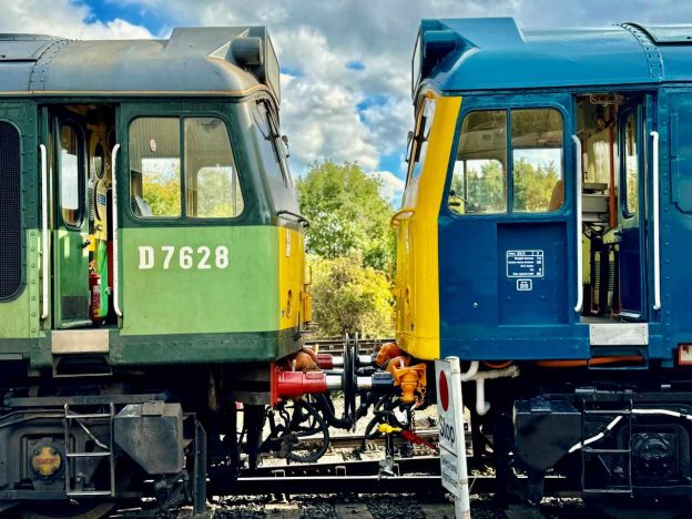 A meeting of Class 25s Nos. D7628 & 25262 at Kidderminster, David Bissett