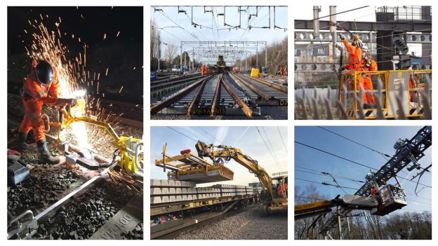 Anglia track and overhead power work - Network Rail