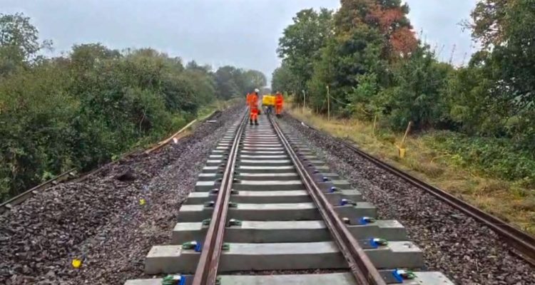 The Axminster to Exeter line. // Credit: Network Rail