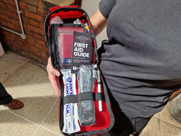 The kit contains everything to stop any extreme bleeding. // Credit: Greater Anglia