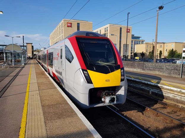 Greater Anglia train at Cambridge