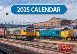 2025 Diesel Train Calendar by RailAdvent