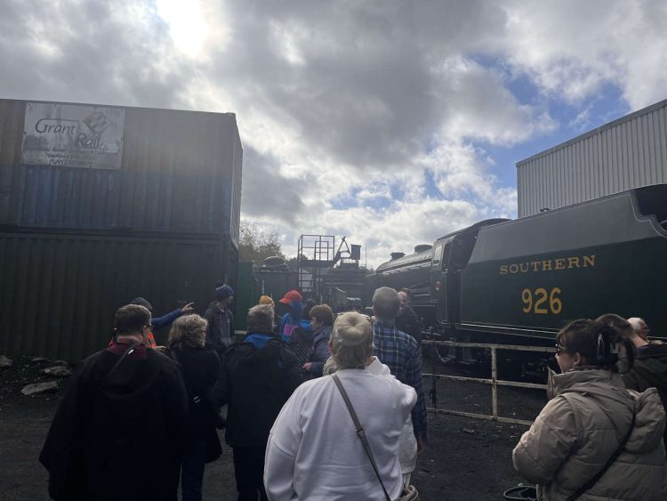 Visiting Grosmont engine shed. // Credit: North Yorkshire Moors Railway