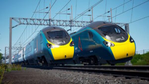 Avanti West Coast Pendolino's pass each other on Train Sim World 5