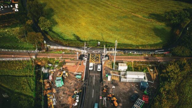 Marsh Lane level crossing following upgrade works - Network Rail