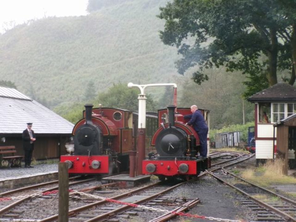 No. 7 and No. 10 on the Corris Railway - Corris Railway