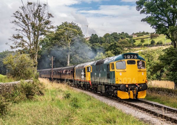 27001 and 26007 at Oxenhope on the Keighley and Worth Valley Railway