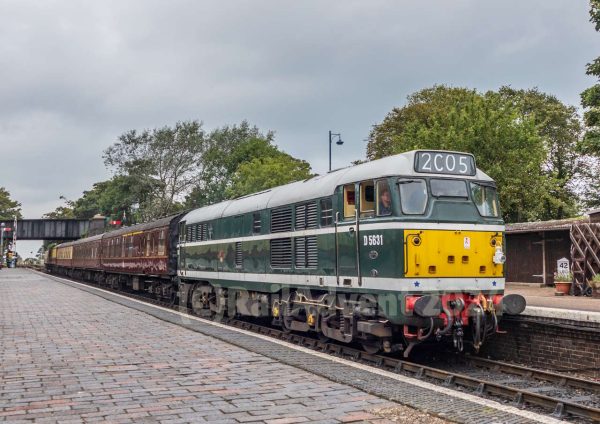 Class 31 No. D5631 at Sheringham on the North Norfolk Railway