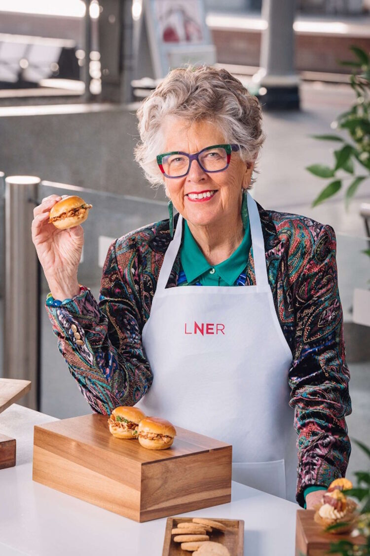 LNER teamed up with renowned culinary expert Prue Leith to host