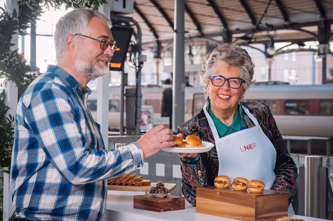 LNER teamed up with renowned culinary expert Prue Leith