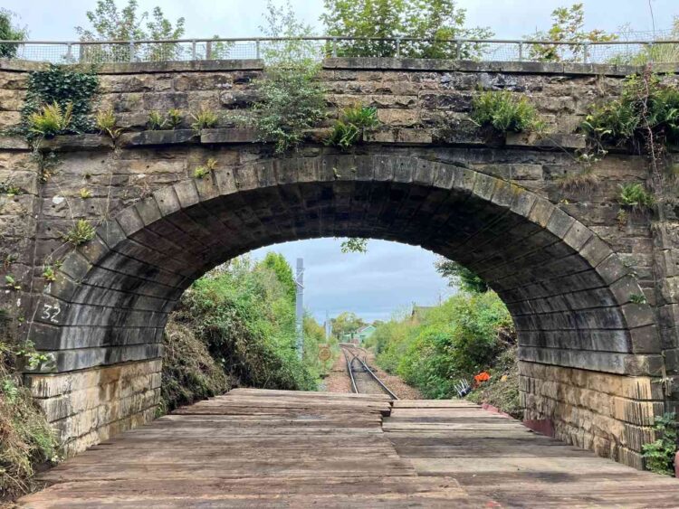 Westerton Lane bridge before demolition - Network Rail