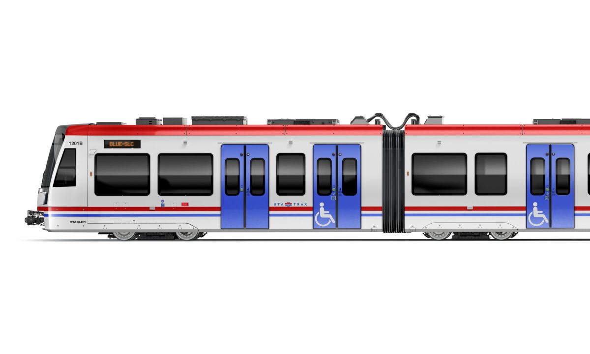 Proposed rendering for the new UTA TRAX vehicles