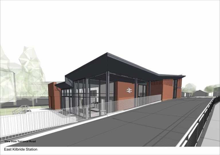 Artist impression new East Kilbride station - Network Rail