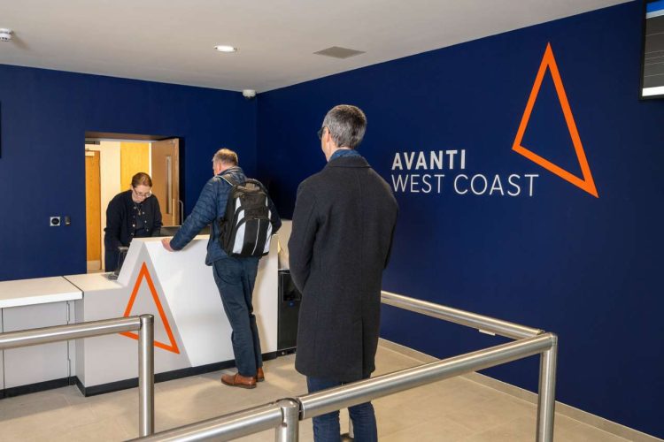 Passengers in new ticket office // Credit: Network Rail