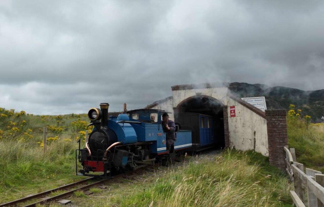 Sherpa on the Fairbourne Railway