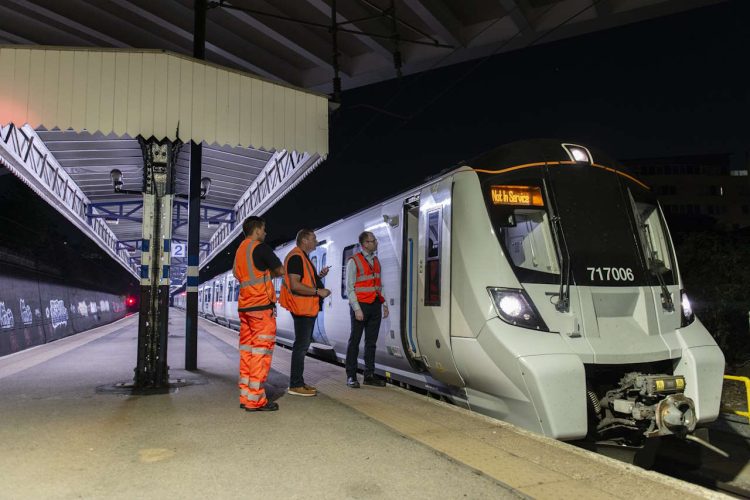 Testing a Great Northern digitally signalled train at Finsbury Park. // Credit: Govia Thameslink Railway