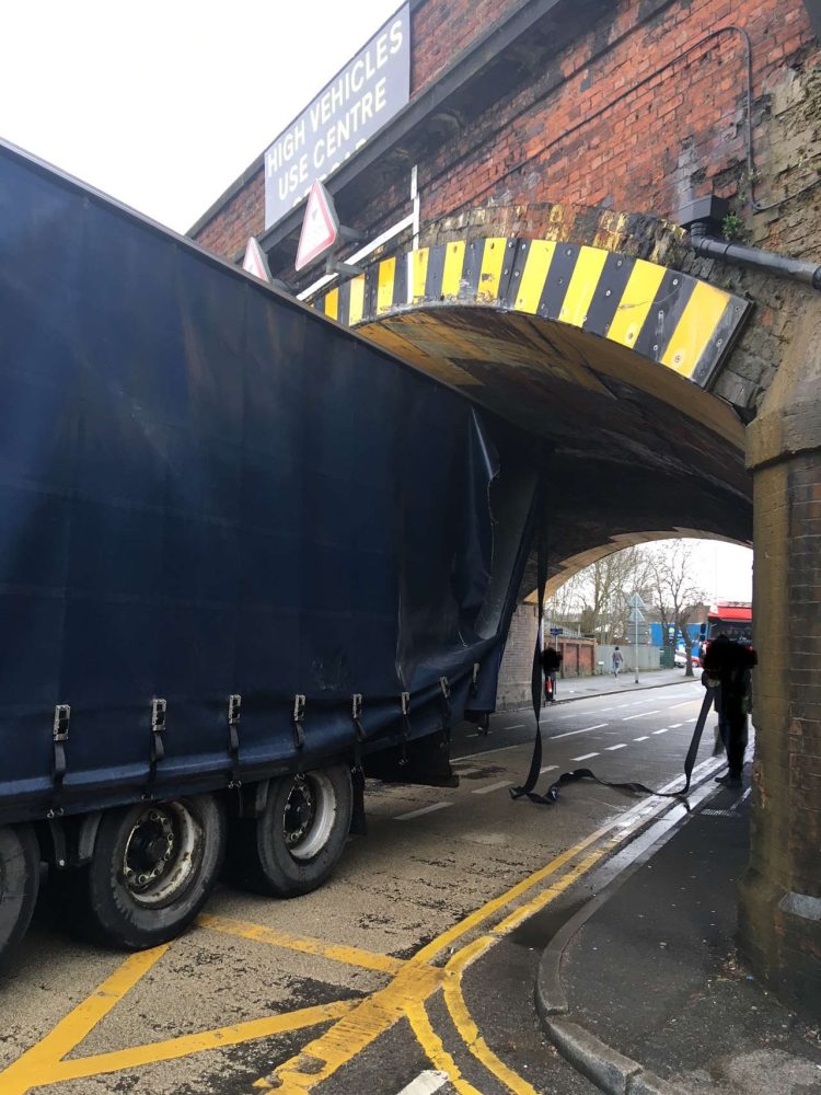 Bridge at Harlaxton Road in Grantham. // Credit: Network Rail