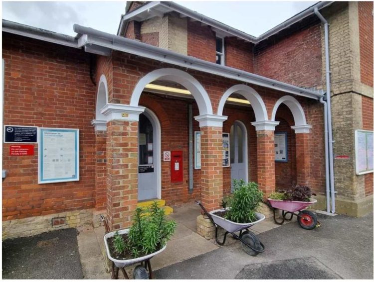 Robertsbridge restored station front - Network Rail