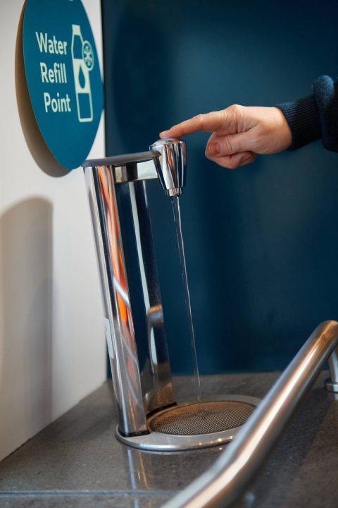 Water refill point on Pendolino