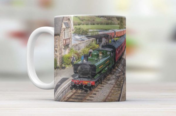 Mug featuring 7754 at Carrog on the Llangollen Railway