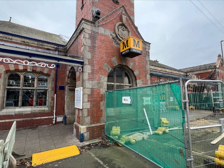 The atrium at Whitley Bay Metro station. // Credit: Nexus