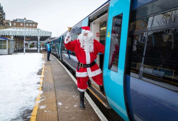 A VIP passenger at Maidstone West. // Credit: Southeastern