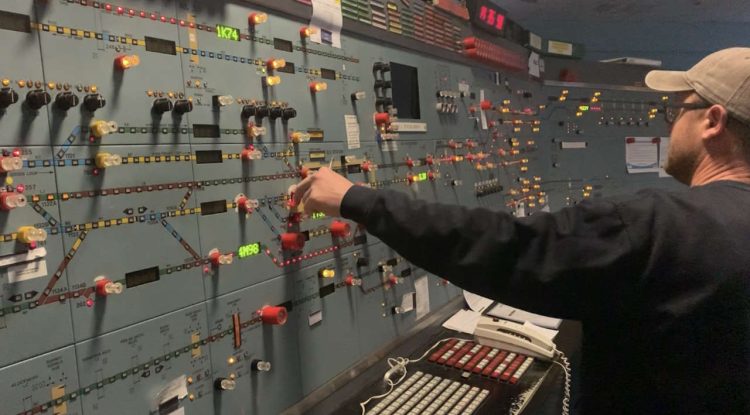 A new signalling panel in Cambridge signal box. // Credit: Network Rail