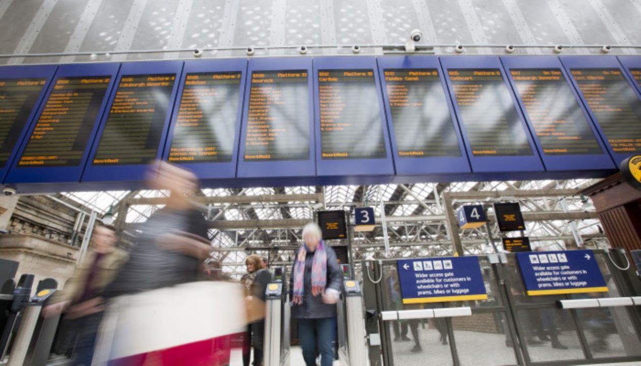 Concourse screens - ScotRail