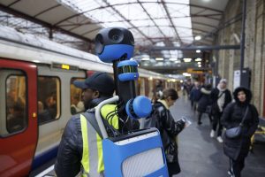 Recording for Google Street View. // Credit: Transport for London