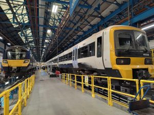 Class 707 CityBeam and Class 465 at Slade Green Depot