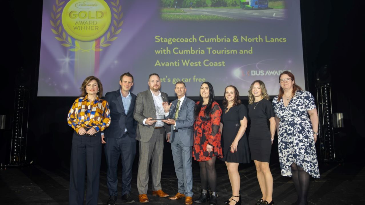 Lets Go Car Free wins at UK Bus Awards - Avanti West Coast