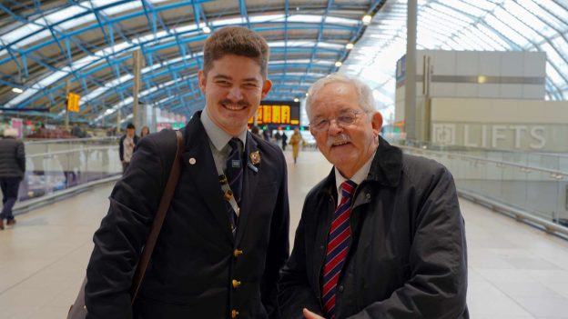 Mike and Andrew Lamport. // Credit: Network Rail