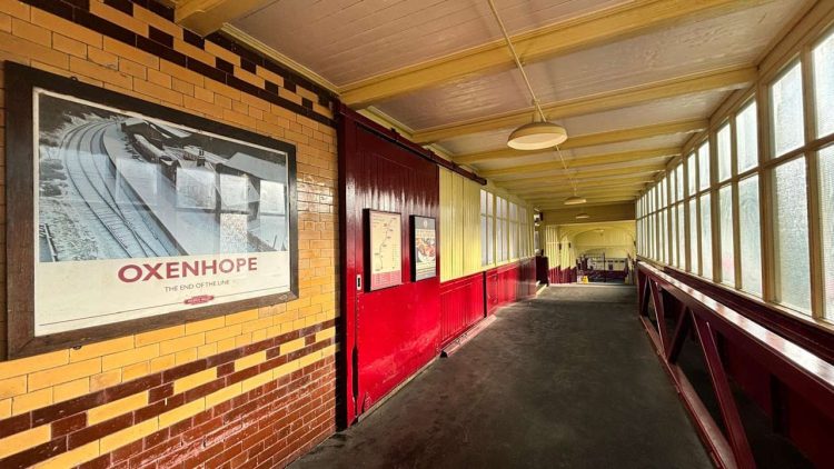 Western bridge before the upgrade at Keighley station. // Credit: Network Rail