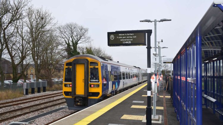 A trial run on the Northumberland Line. // Credit: Northern