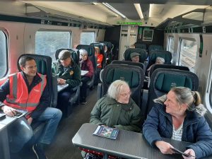 A day out with Severnside Community Rail Partnership. // Credit: Severnside Community Rail Partnership