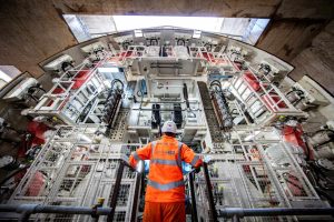 TBM being assembled to bring HS2 to Euston - HS2 Ltd