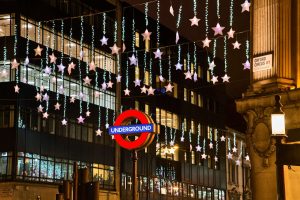 Christmas at Oxford Circus. // Credit: Transport for London