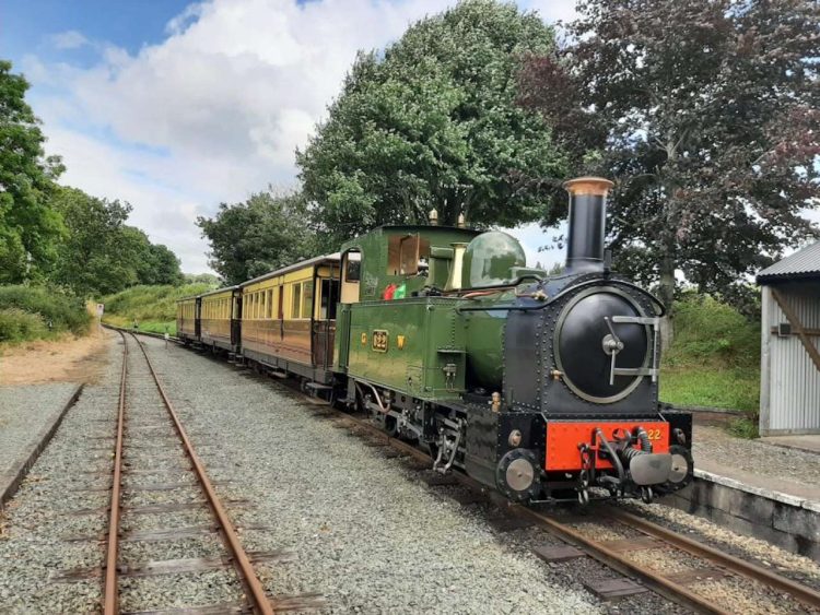 The Earl on the Welshpool and Llanfair Railway. // Credit: Credit: Steve Clews