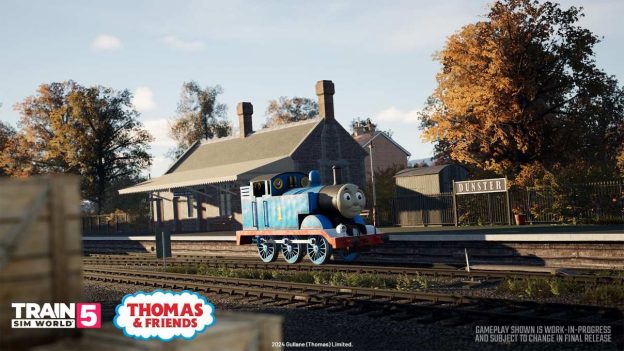 Thomas at Dunster on the Train Sim World's West Somerset Railway - Dovetail Games