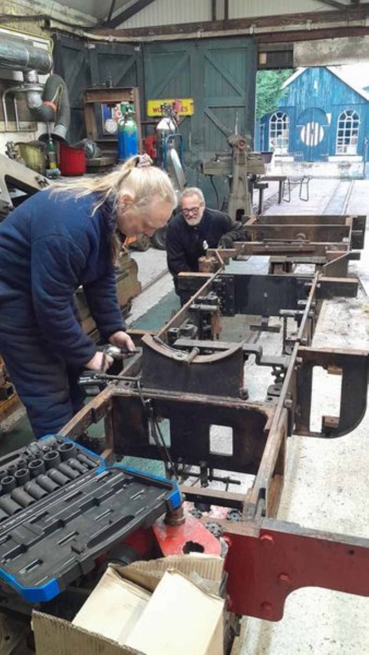 Work on Beddgelert's frames has begun - Fairbourne Railway