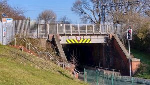 Osmondthorpe Lane bridge in Leeds. // Credit: Network Rail