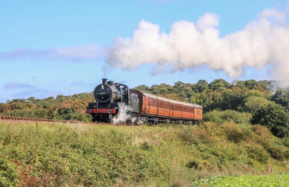 Locomotive No 53809, now in her 100th year at work on the North Norfolk Railway – photo Steve Allen