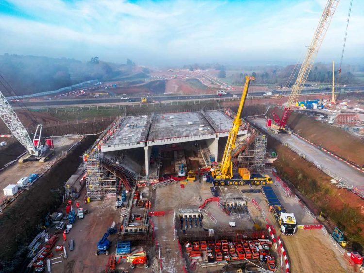 A46 Kenilworth Bypass box structure - HS2 Ltd