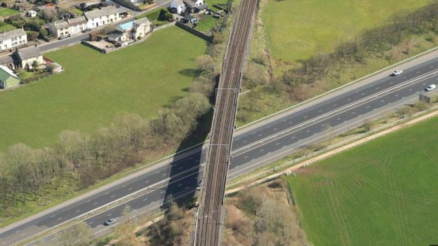 Aerial image of Clifton bridge