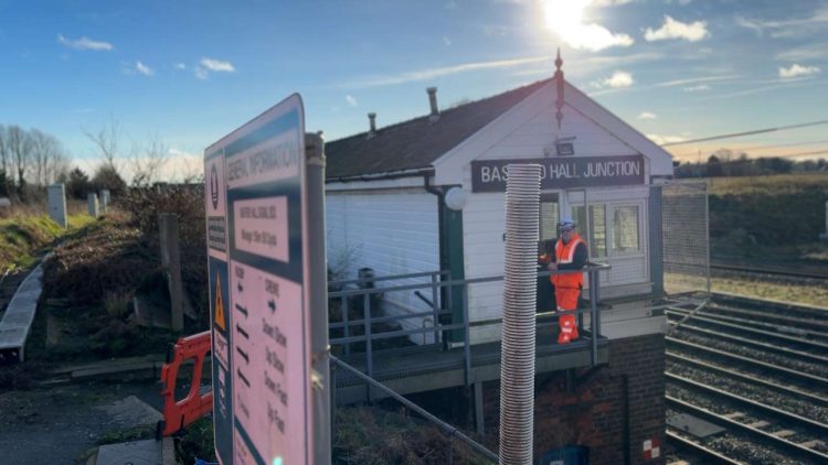 Basford Hall Junction  signal box. // Credit: Network Rail