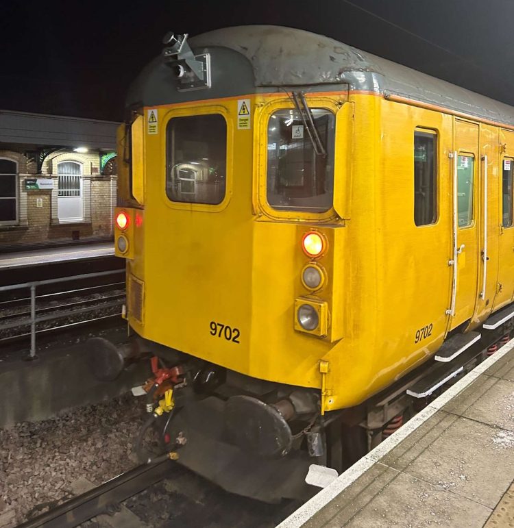 Cordel sensor on maintenance train. // Credit: Southeastern