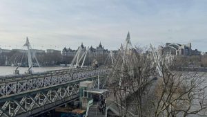 Hungerford Bridge from the Royal Festival Hall