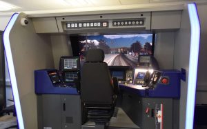 Prototype of static train cab simulator