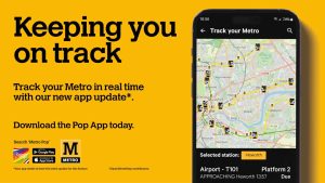 Metro POP real time information. // Credit: Nexus