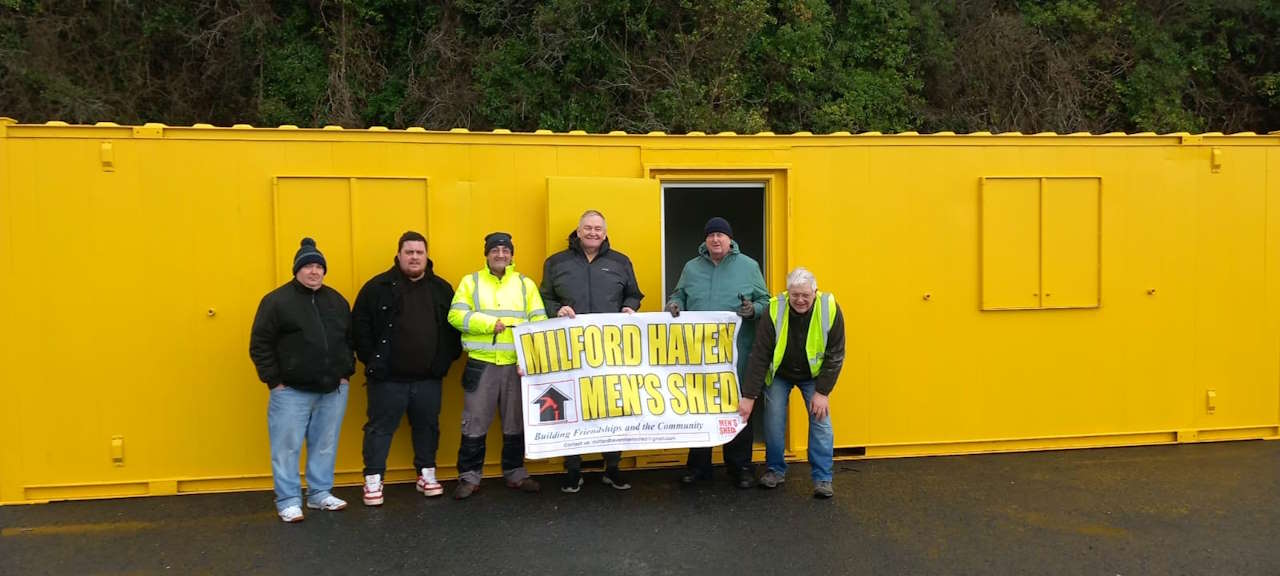 Men’s Shed at Milford Haven Railway Station